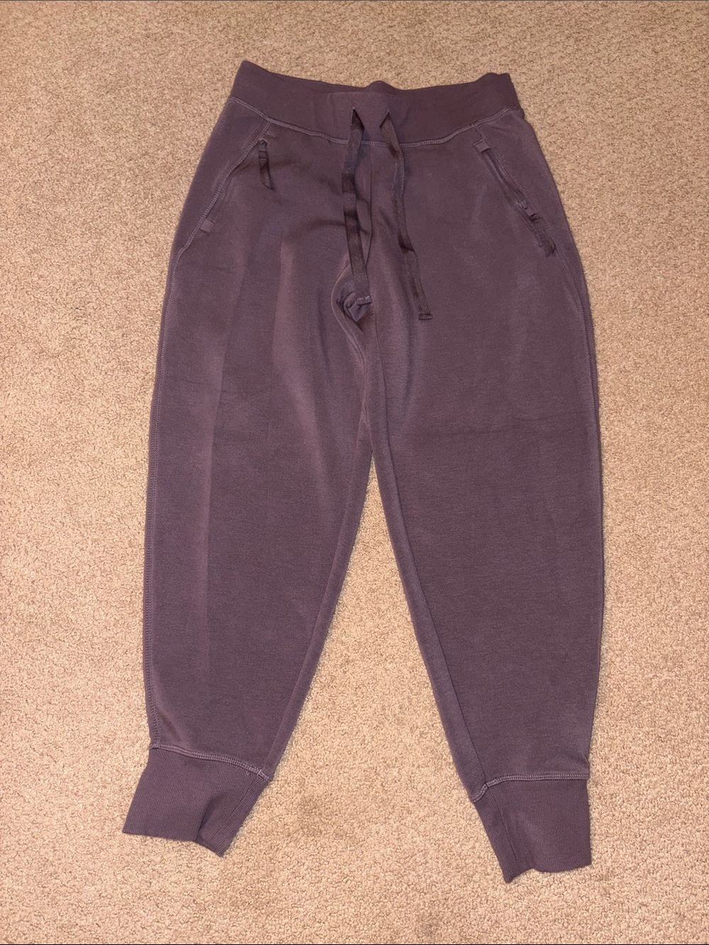 Kirkland Signature Purple Drawstring Joggers
